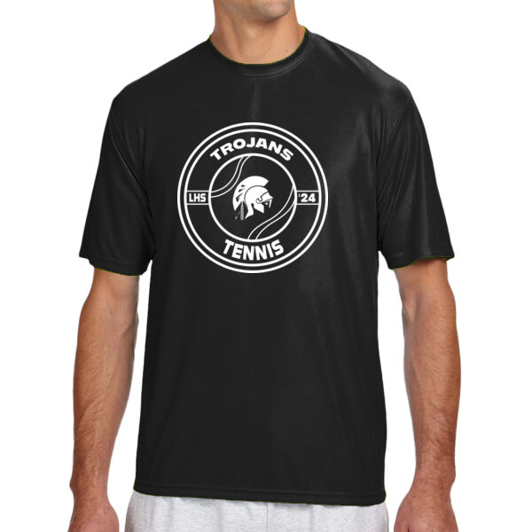 LHS Tennis - Shorts Sleeve Cooling Performance Crew Dark Color Shirt Thumbnail