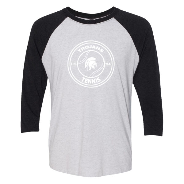 LT Tenis - (S) Unisex Tri-Blend Three-Quarter Sleeve Baseball Raglan Tee Thumbnail