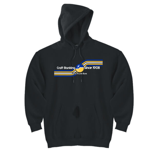 HPB Retro Stripe - DryBlend™ Pullover Unisex Hooded Sweatshirt Thumbnail