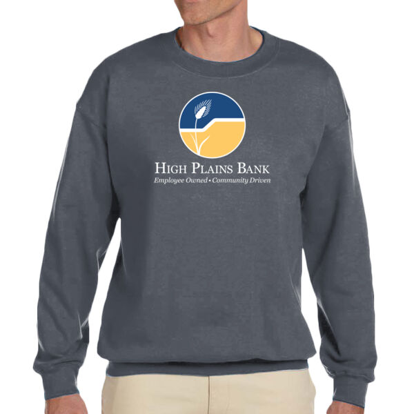 HPB Retro Stripe - Adult Heavy Blend™ Adult 8 oz., 50/50 Fleece Crew 3 Thumbnail