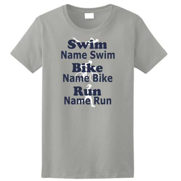 Triathlon Female Support Shirt - Ladies Ultra Cotton™ 100% Cotton T Shirt Thumbnail