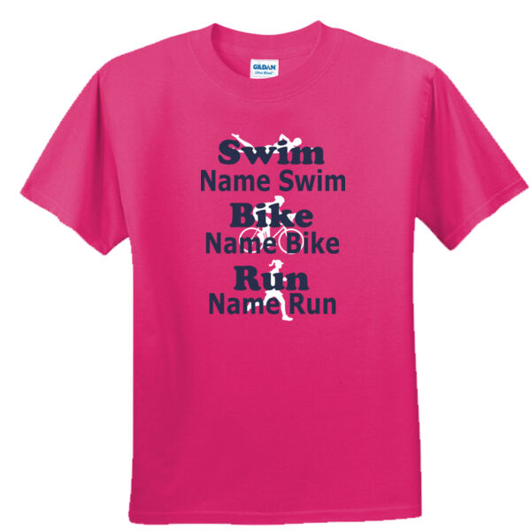Triathlon Female Support Shirt - Youth Ultra Cotton™ 100% Cotton T Shirt Thumbnail