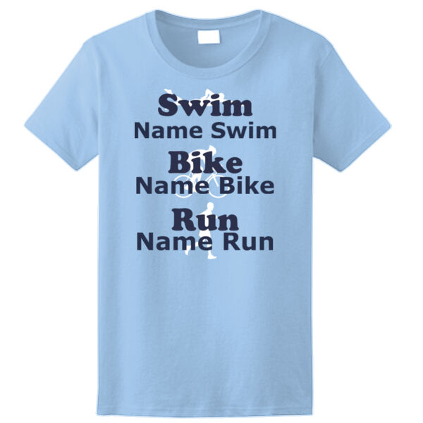 Triathlon Male Support Shirt - Ladies Ultra Cotton™ 100% Cotton T Shirt Thumbnail