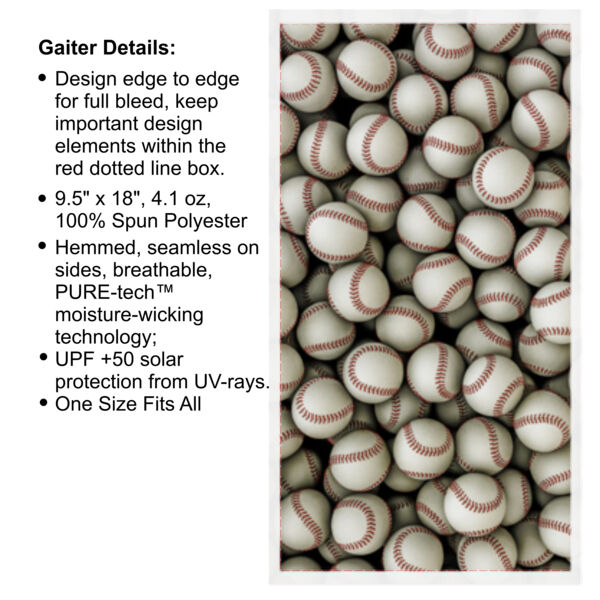 Baseball Collage - Multi-Purpose UV Gaiter Thumbnail