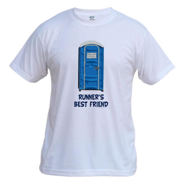 Runner's Best  Friend Porta Potty  - Vapor Basic Performance Tee Thumbnail