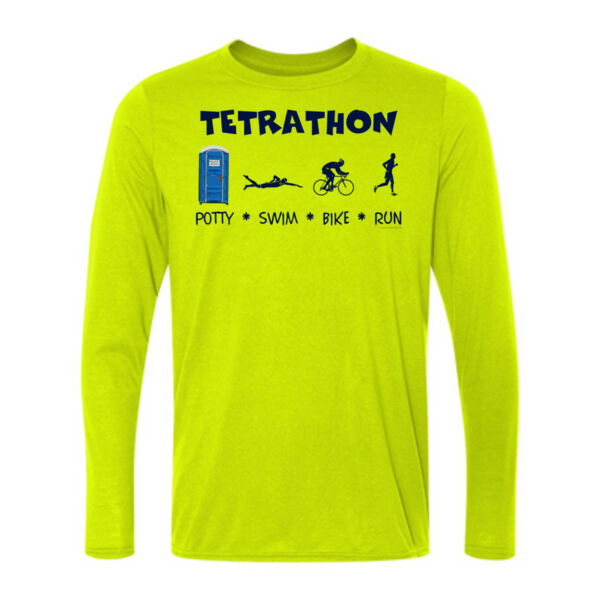 Tetrathon - Light Long Sleeve Ultra Performance 100% Performance T Shirt Thumbnail