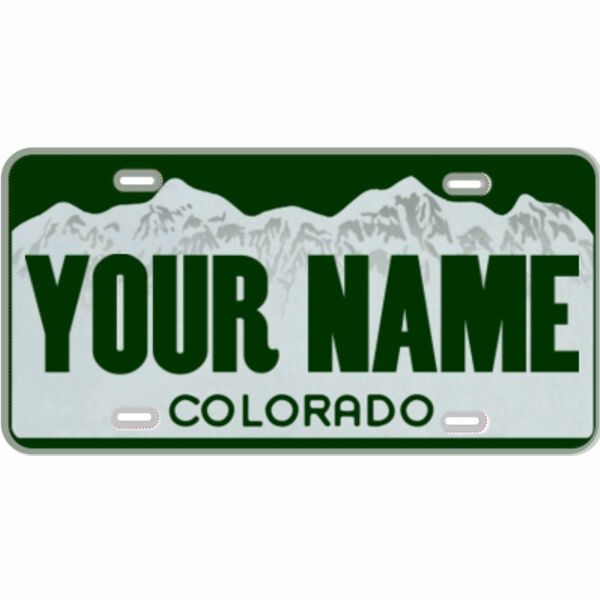 Colorado Custom Mini-License Plate Thumbnail