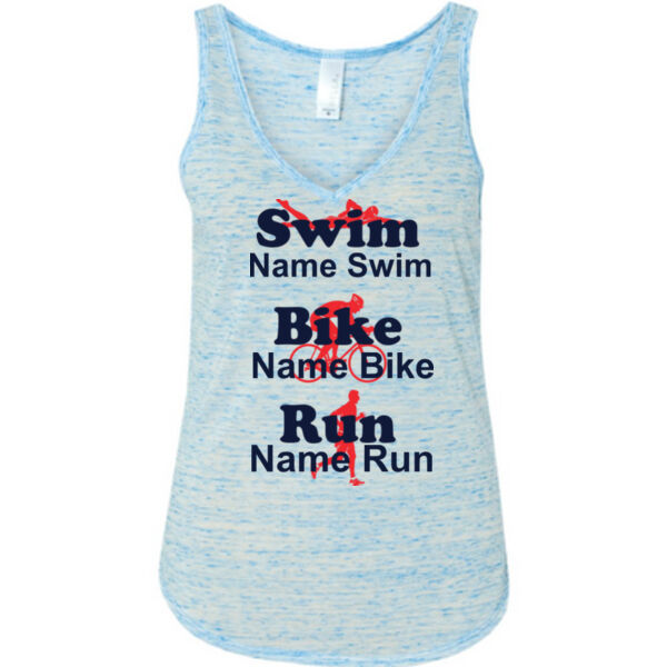 Custom Male Friends & Family Triathlete Support T-shirt - Light ALO Polyester Sport T-Shirt Thumbnail