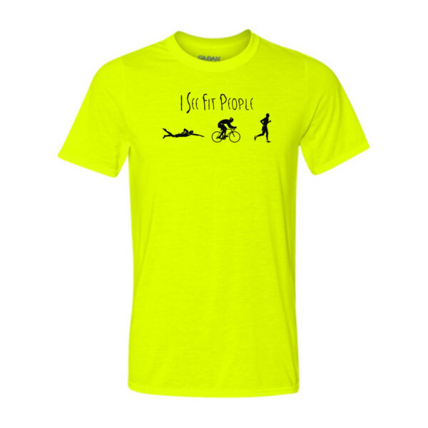 I See Fit People Male Triathlon Icons - Light Youth/Adult Ultra Performance 100% Performance T Shirt Thumbnail