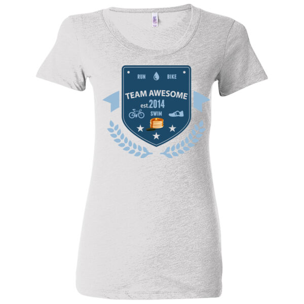 Team Awesome - (S) Ladies' Triblend Short Sleeve T-Shirt Thumbnail