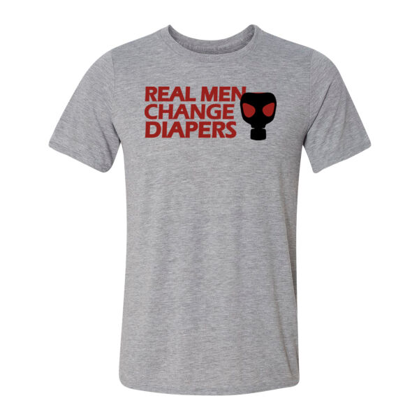 Real Men Change Diapers - Mask - Red - Light Youth/Adult Ultra Performance 100% Performance T Shirt Thumbnail