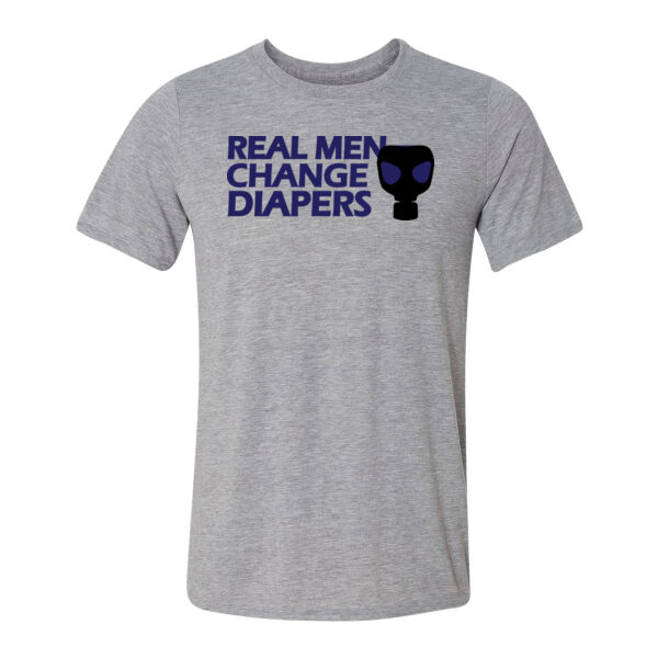 Real Men Change Diapers - Mask - Light Youth/Adult Ultra Performance 100% Performance T Shirt Thumbnail