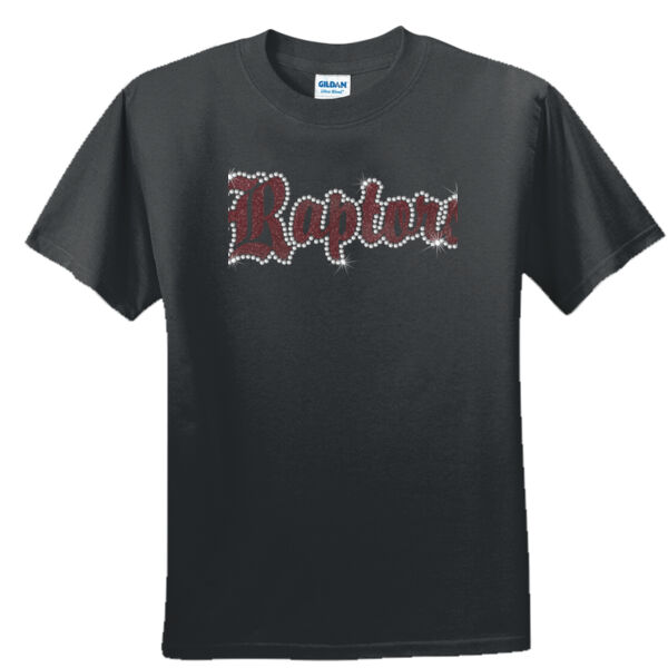 Silver Creek Raptors Rhinestone Glitter - Unisex or Youth Ultra Cotton™ 100% Cotton T Shirt Thumbnail
