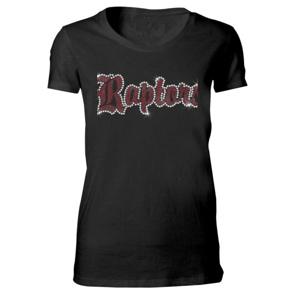Silver Creek Raptors Rhinestone Glitter - Bella Favorite T-Shirt Thumbnail