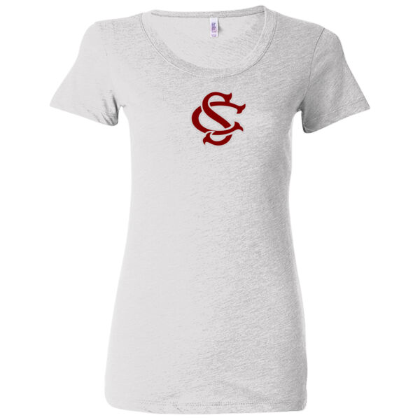 Silver Creek Raptors Interlocking SC - (S) Ladies' Triblend Short Sleeve T-Shirt Thumbnail