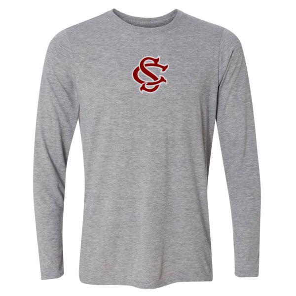 Silver Creek Raptors Interlocking SC - Light Youth Long Sleeve Ultra Performance 100% Performance T Shirt Thumbnail