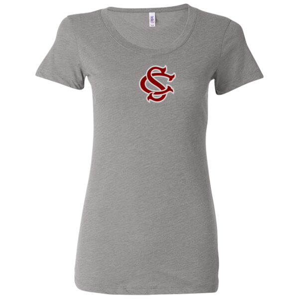 Silver Creek Raptors Interlocking SC - Ladies' Triblend Short Sleeve T-Shirt Thumbnail