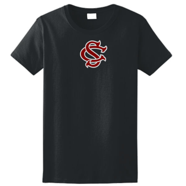 Silver Creek Raptors Interlocking SC - Ladies Ultra Cotton™ 100% Cotton T Shirt Thumbnail