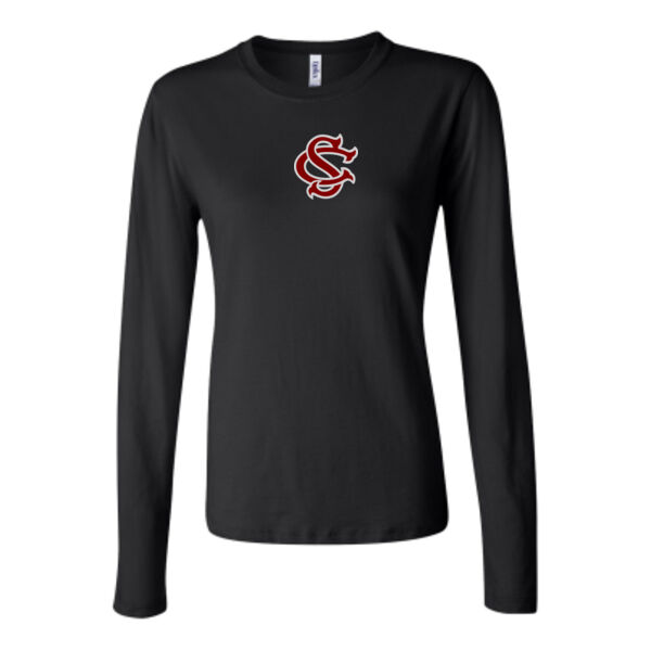 Silver Creek Raptors Interlocking SC - Bella Long Sleeve Crew Tee Thumbnail