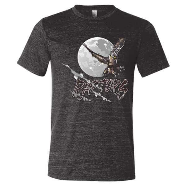 Silver Creek Raptors Moon - Triblend Short Sleeve T-Shirt Thumbnail