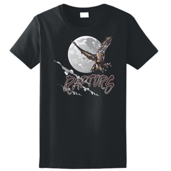 Silver Creek Raptors Moon - Ladies Ultra Cotton™ 100% Cotton T Shirt Thumbnail