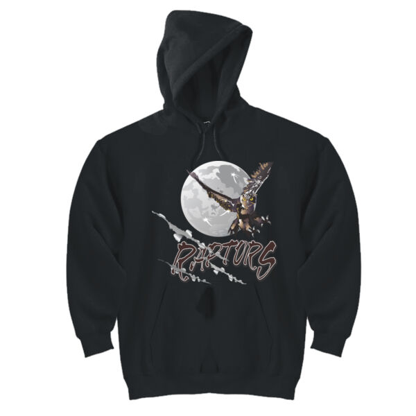 Silver Creek Raptors Moon - DryBlend™ Pullover Hooded Sweatshirt Thumbnail