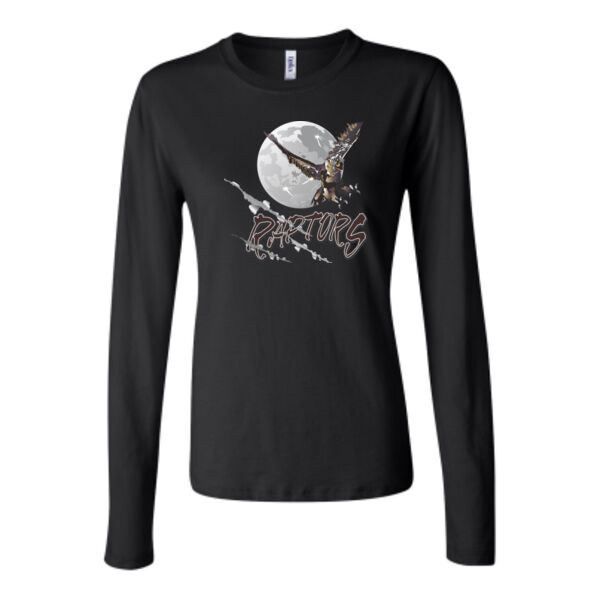 Silver Creek Raptors Moon - Bella Long Sleeve Crew Tee Thumbnail