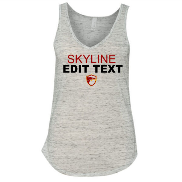 Skyline Custom Sport, Club or Activity - Ladies' Flowy V-Neck Tank Thumbnail
