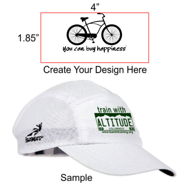 You Can Buy Happiness Men's Cruiser Bike - Headsweat Hat Thumbnail