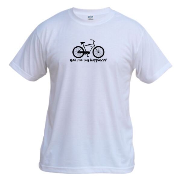 You Can Buy Happiness Men's Cruiser Bike - Vapor Basic Performance Tee Thumbnail