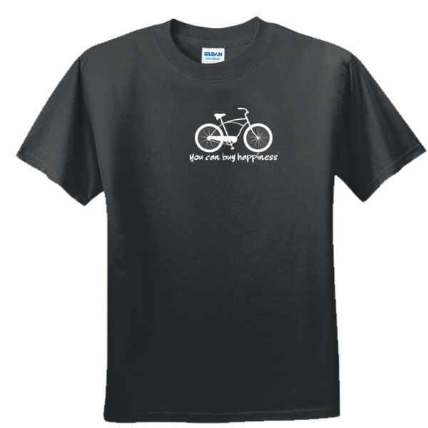 You Can Buy Happiness Men's Cruiser Bike - Unisex or Youth Ultra Cotton™ 100% Cotton T Shirt Thumbnail