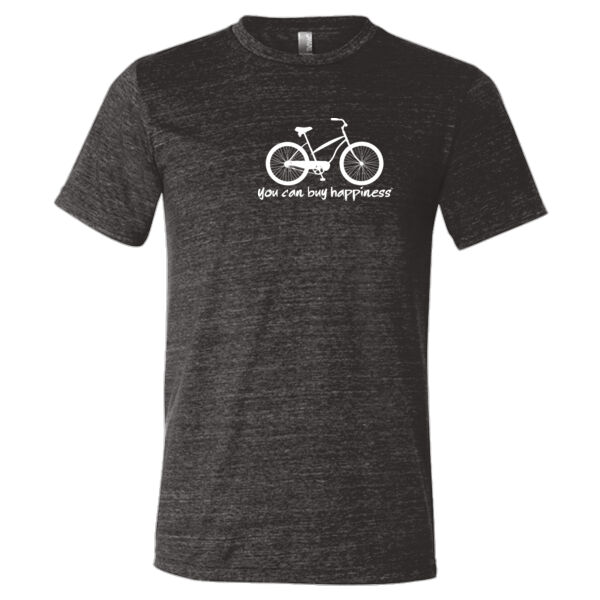 You Can Buy Happiness Women's Cruiser Bike - Triblend Short Sleeve T-Shirt Thumbnail