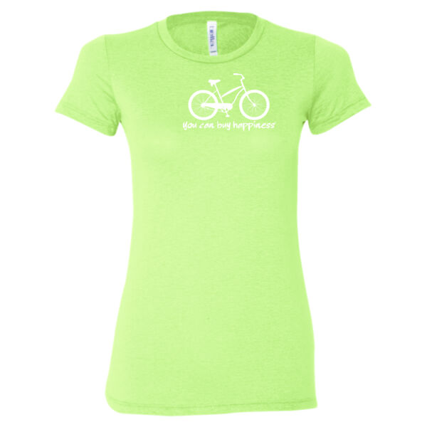 You Can Buy Happiness Women's Cruiser Bike - Ladies' Cotton/Polyester T-Shirt Thumbnail