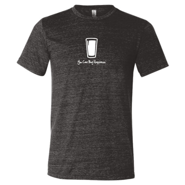 You Can Buy Happiness Beer Pint Glass - Triblend Short Sleeve T-Shirt Thumbnail