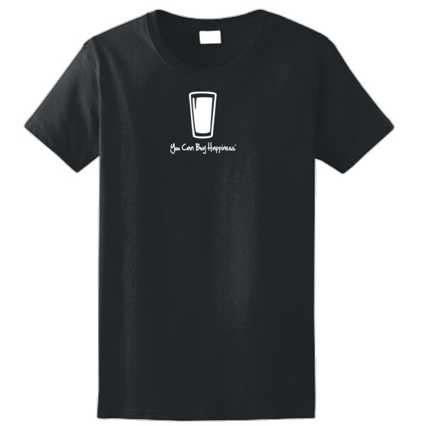 You Can Buy Happiness Beer Pint Glass - Ladies Ultra Cotton™ 100% Cotton T Shirt Thumbnail