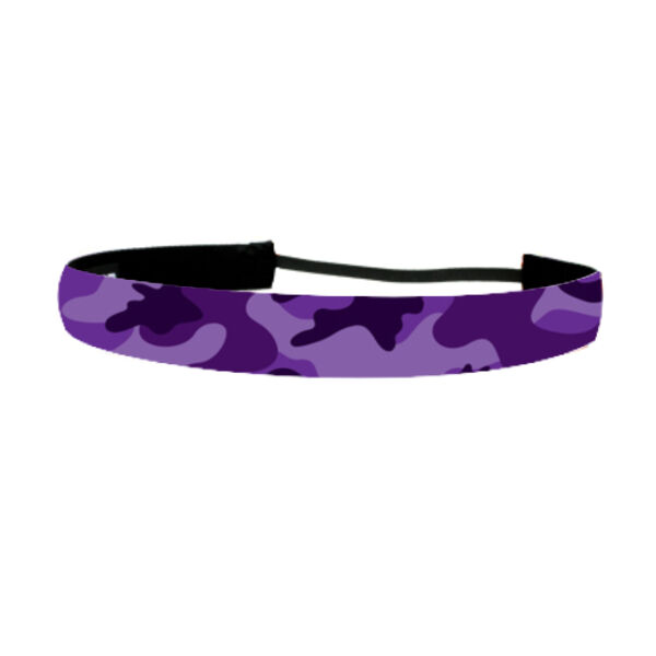 Bright Plum Camo - Non Slip Adjustable Headband Thumbnail