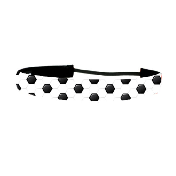Soccer Ball Honeycomb - Non Slip Adjustable Headband Thumbnail