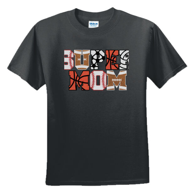 Super Mom - Unisex or Youth Ultra Cotton™ 100% Cotton T Shirt Thumbnail