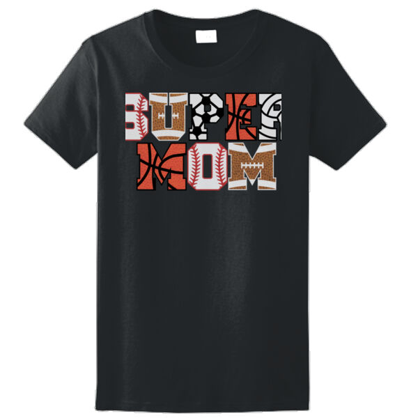 Super Mom - Ladies Ultra Cotton™ 100% Cotton T Shirt Thumbnail