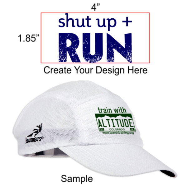 Shut Up & Run - Navy - Headsweat Hat Thumbnail