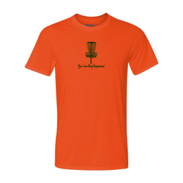 You Can Buy Happiness Disc Golf - Light Youth/Adult Ultra Performance 100% Performance T Shirt Thumbnail