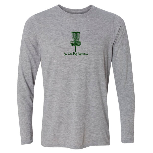 You Can Buy Happiness Disc Golf - Light Youth Long Sleeve Ultra Performance 100% Performance T Shirt Thumbnail