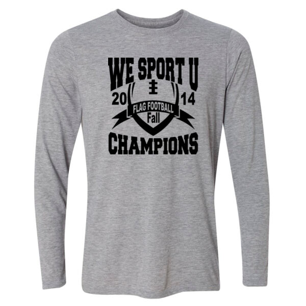 We Sport U Fall 2014 Champions - Light Youth Long Sleeve Ultra Performance 100% Performance T Shirt Thumbnail