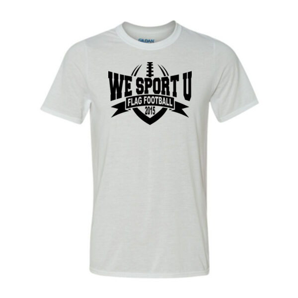 We Sport U Flag Football 2015 - Light Youth/Adult Ultra Performance 100% Performance T Shirt Thumbnail