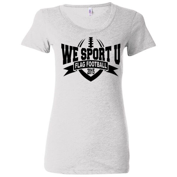 We Sport U Flag Football 2015 - (S) Ladies' Triblend Short Sleeve T-Shirt Thumbnail
