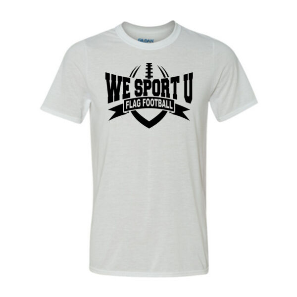 We Sport U Flag Football - Light Youth/Adult Ultra Performance 100% Performance T Shirt Thumbnail
