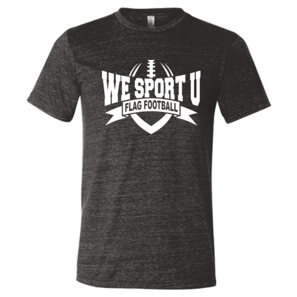 We Sport U Flag Football - Triblend Short Sleeve T-Shirt Thumbnail