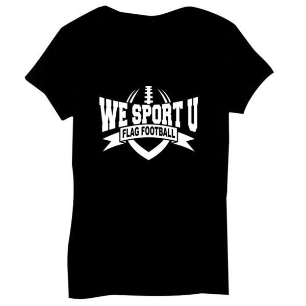 We Sport U Flag Football - Bella Short-Sleeve V-Neck T-Shirt Thumbnail