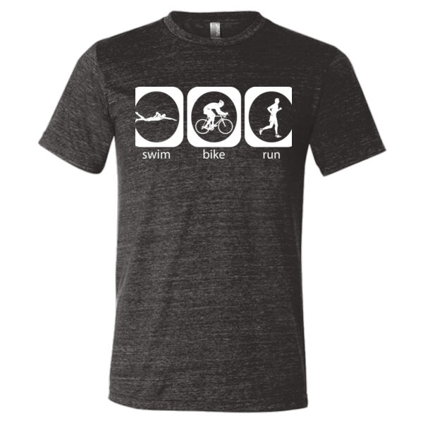 Triathlon Icons (M)  - Triblend Short Sleeve T-Shirt Thumbnail