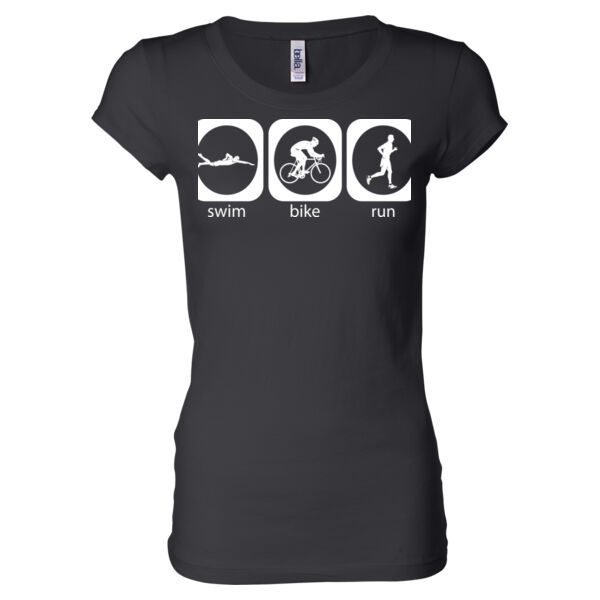 Triathlon Icons (M)  - Ladies' Sheer Jersey T-Shirt Thumbnail